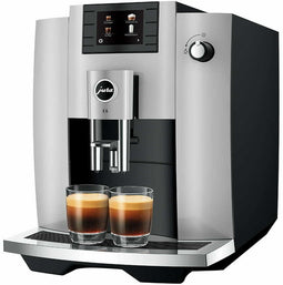 Jura E6 (2022) - Volautomatische koffiemachine - Cappuccino met één druk op de knop - Platina