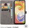 iMoshion Hoesje Geschikt voor Samsung Galaxy A04 Hoesje Met Pasjeshouder - iMoshion Mandala Bookcase - Grijs
