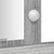 vidaXL - Kaptafel - met - LED-verlichting - - - Grijs - Sonoma - 102x33x135 - cm