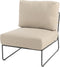 Prego modular middenelement antraciet taupe