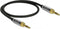 Premium 3,5mm Jack stereo audio kabel met schroefbare 6,35mm Jack adapters / zwart - 0,50 meter