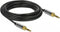 Premium 3,5mm Jack stereo audio kabel met schroefbare 6,35mm Jack adapters / zwart - 5 meter
