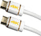 Premium HDMI kabel - versie 2.0 (4K 60Hz + HDR) / wit - 2 meter