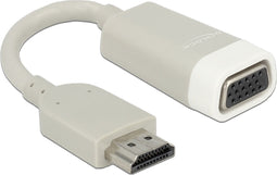 Premium HDMI naar VGA adapter - compact / grijs - 0,15 meter