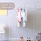 Premium Kids Fluwelen Lichtroze Kleerhangers - 32 Stuks - Antislip - met 360° Draaibare Haak