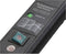 Premium-Line 60.000A overspanningsbeveiligings contactdoosstrip met USB-laadfunctie 6-voudig zwart 3m H05VV-F 3G1.5