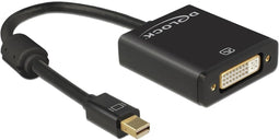 Premium Mini DisplayPort 1.2 naar DVI actieve adapter (1920 x 1200) / zwart - 0,20 meter