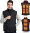 Premium Nylon Verwarmd Vest - USB-Oplaadbaar, 3 Temperatuurstanden, Koolstofvezel Verwarmingselementen, Geschikt voor Outdoor & Dagelijks Gebruik - Wind- en Waterbestendig