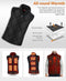 Premium Nylon Verwarmd Vest - USB-Oplaadbaar, 3 Temperatuurstanden, Koolstofvezel Verwarmingselementen, Geschikt voor Outdoor & Dagelijks Gebruik - Wind- en Waterbestendig