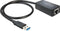 Premium USB-A naar RJ45 Gigabit Ethernet LAN adapter - USB3.0 - CAT6 / zwart - 0,50 meter