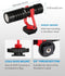 Premium Video Microfoon Kit - Vloggen & Opname, Geschikt voor iPhone, Android, DSLR & Camcorder