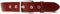 BENDL Broekriem - Brandweerslang - Robuust - Vegan - Unisex - Rood/Zilver - 4x85 cm