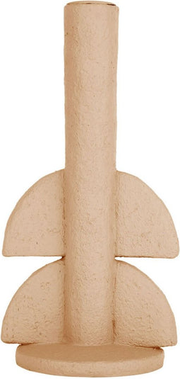 Present Time Kandelaar Half Bubbles - Zandbruin - 11x9,5x22cm - Modern - Kerst cadeau - Kerst cadeautjes - Cadeau vrouw - Cadeau man - Cadeau voor haar - Cadeau voor hem - Kerstcadeau - Kerst kado - Kado man - Kado vrouw