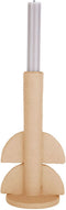 Present Time Kandelaar Half Bubbles - Zandbruin - 11x9,5x22cm - Modern - Kerst cadeau - Kerst cadeautjes - Cadeau vrouw - Cadeau man - Cadeau voor haar - Cadeau voor hem - Kerstcadeau - Kerst kado - Kado man - Kado vrouw