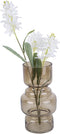 Present Time Vaas Courtly - Glas Honingbruin - Large - 14x25cm - Scandinavisch