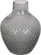 Present Time Vaas Delight - Glas Donkergrijs - Ø18x20cm - Modern - Kerst cadeau - Kerst cadeautjes - Cadeau vrouw - Cadeau man - Cadeau voor haar - Cadeau voor hem - Kerstcadeau - Kerst kado - Kado man - Kado vrouw