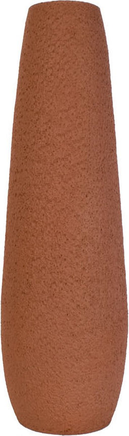 Present Time Vaas Elegance - Terracotta Oranje - Ø13,5x46cm - Modern - Kerst cadeau - Kerst cadeautjes - Cadeau vrouw - Cadeau man - Cadeau voor haar - Cadeau voor hem - Kerstcadeau - Kerst kado - Kado man - Kado vrouw