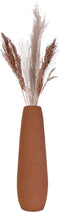 Present Time Vaas Elegance - Terracotta Oranje - Ø13,5x46cm - Modern - Kerst cadeau - Kerst cadeautjes - Cadeau vrouw - Cadeau man - Cadeau voor haar - Cadeau voor hem - Kerstcadeau - Kerst kado - Kado man - Kado vrouw