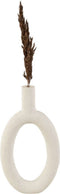 Present Time Vaas Ring - Polyresin - Ovaal Hoog Wit - 16,5x3,5x31cm - Modern