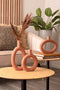 Present Time Vaas Ring - Terracotta - 16,5x3,5x31cm - Modern