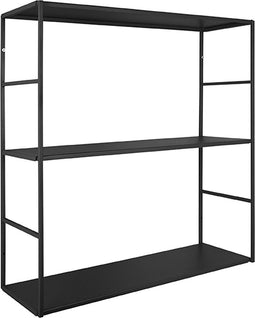 Present Time Wandrek Level - Metaal Mat Zwart - 60x20x60cm - Scandinavisch