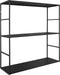 Present Time Wandrek Level - Metaal Mat Zwart - 60x20x60cm - Scandinavisch