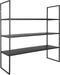 Present Time Wandrek Level - Metaal Mat Zwart - 60x20x60cm - Scandinavisch