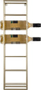 Present Time Wijnrek Single - Zwart - 18x11.5x66cm - IJzer - Voor aan de Muur - 6 Flessen - Modern