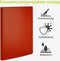 Presentatiemap A4 - Met 40 vakken - Showmap - Rood - ACROPAQ