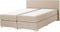 PRESIDENT - Boxspringbed - Beige - 160 x 200 cm - Polyester