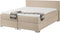 PRESIDENT - Boxspringbed - Beige - 160 x 200 cm - Polyester