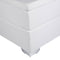 PRESIDENT - Boxspringbed - Wit - 140 x 200 cm - Kunstleer