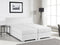 PRESIDENT - Boxspringbed - Wit - 140 x 200 cm - Kunstleer