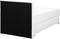 PRESIDENT - Boxspringbed - Wit - 90 x 200 cm - Kunstleer