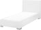 PRESIDENT - Boxspringbed - Wit - 90 x 200 cm - Kunstleer