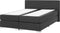PRESIDENT - Boxspringbed - Zwart - 160 x 200 cm - Kunstleer