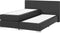 PRESIDENT - Boxspringbed - Zwart - 160 x 200 cm - Kunstleer