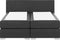PRESIDENT - Boxspringbed - Zwart - 160 x 200 cm - Kunstleer