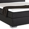 PRESIDENT - Boxspringbed - Zwart - 180 x 200 cm - Polyester