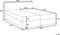 PRESIDENT - Boxspringbed - Zwart - 180 x 200 cm - Polyester