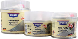 PRESTO Fijnplamuur met Verharder - 1000 Gram - Voor Fijne Reparaties