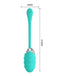 Pretty Love Franklin Vibrerend Ei - turquoise