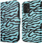 iMoshion Hoesje Geschikt voor Samsung Galaxy A33 Hoesje Met Pasjeshouder - iMoshion Design Bookcase smartphone - Meerkleurig / Black Blue Stripes