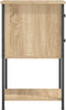 vidaXL - Nachtkastjes - 2 - st - 32x42x70 - cm - bewerkt - hout - sonoma - eikenkleurig