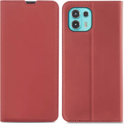 iMoshion Hoesje Geschikt voor Motorola Edge 20 Lite Hoesje Met Pasjeshouder - iMoshion Slim Folio Bookcase - Rood