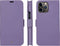 D. Bramante New York - Flip cover - Magneetsluiting en pasjesvakjes - Paars