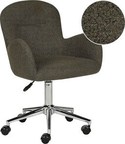 PRIDDY - Bureaustoel - Groen - Bouclé