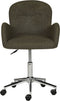 PRIDDY - Bureaustoel - Groen - Bouclé