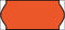 Prijsetiket 12x26mm Sato Samark permanent fluor rood - 36 stuks