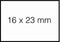 Prijsetiket 16x23mm Sato Duo 20 afneembaar wit | 50 stuks